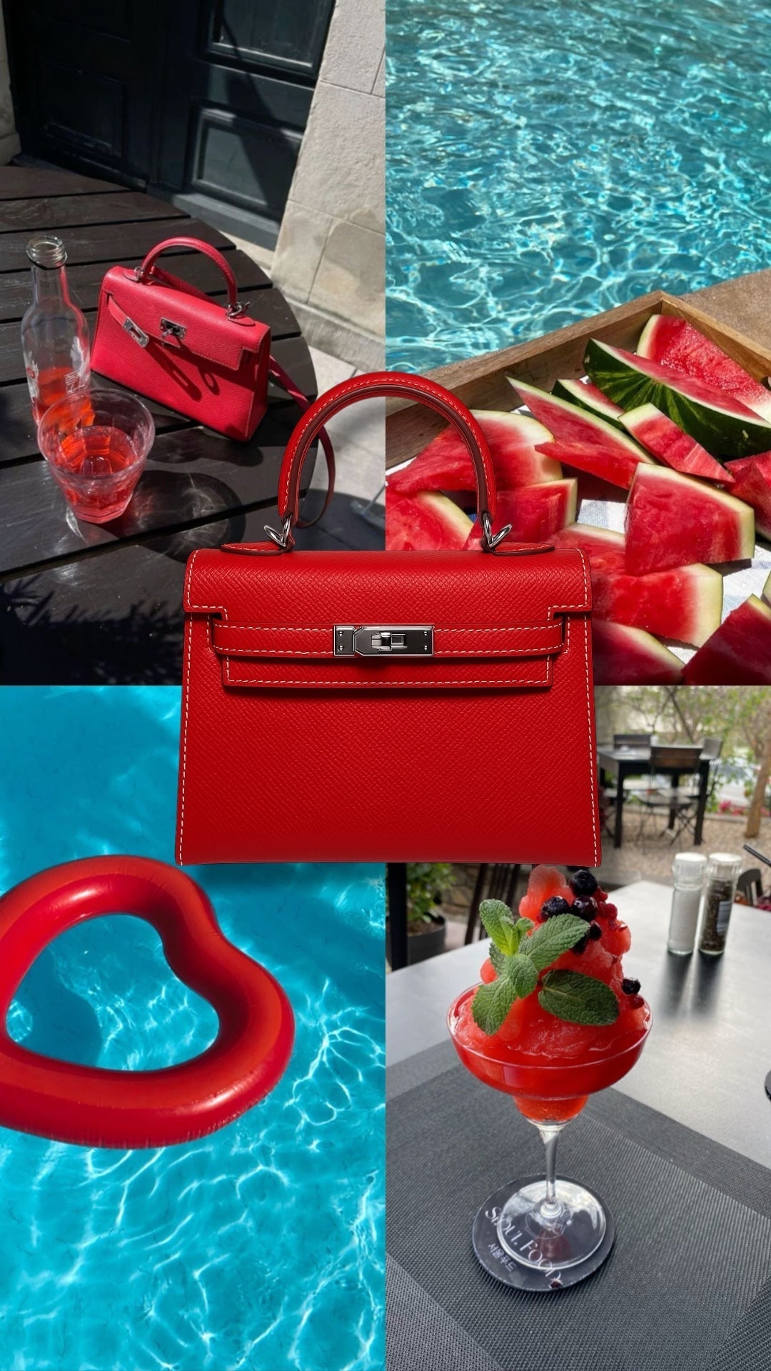 Handbag Naéa Paris Rouge