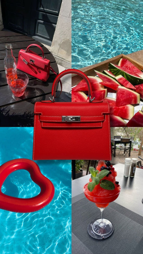 Handbag Naéa Paris Rouge