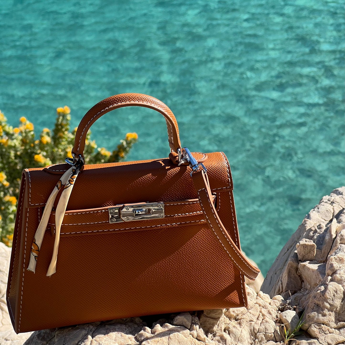 Handbag Naéa Paris Camel