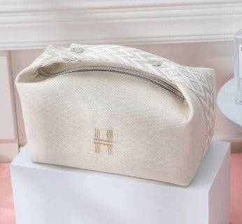 Pocket Naéa Paris Blanc à détails beige